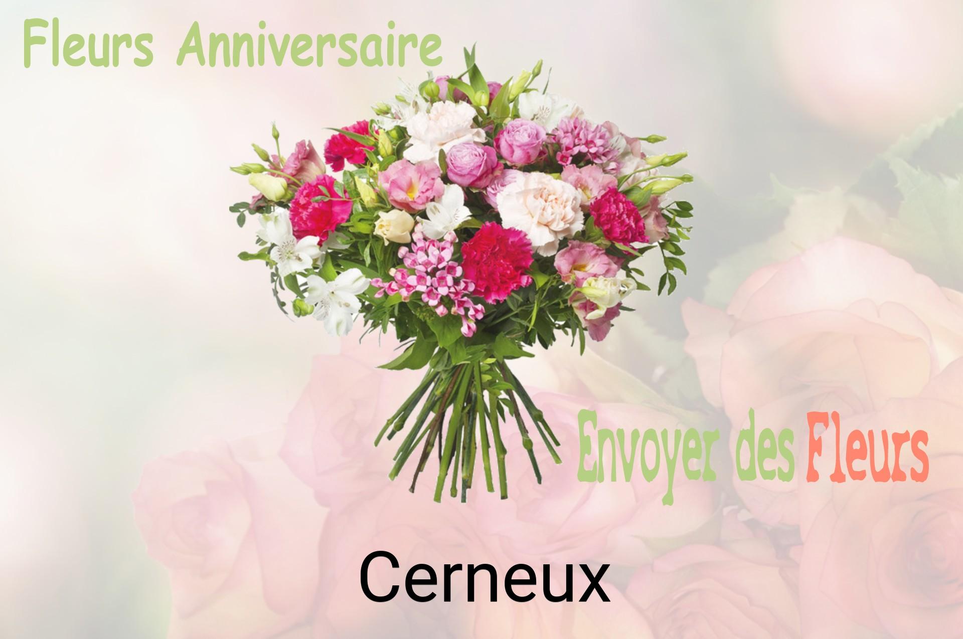 Bouquet de fleurs d’anniversaire livré à Cerneux