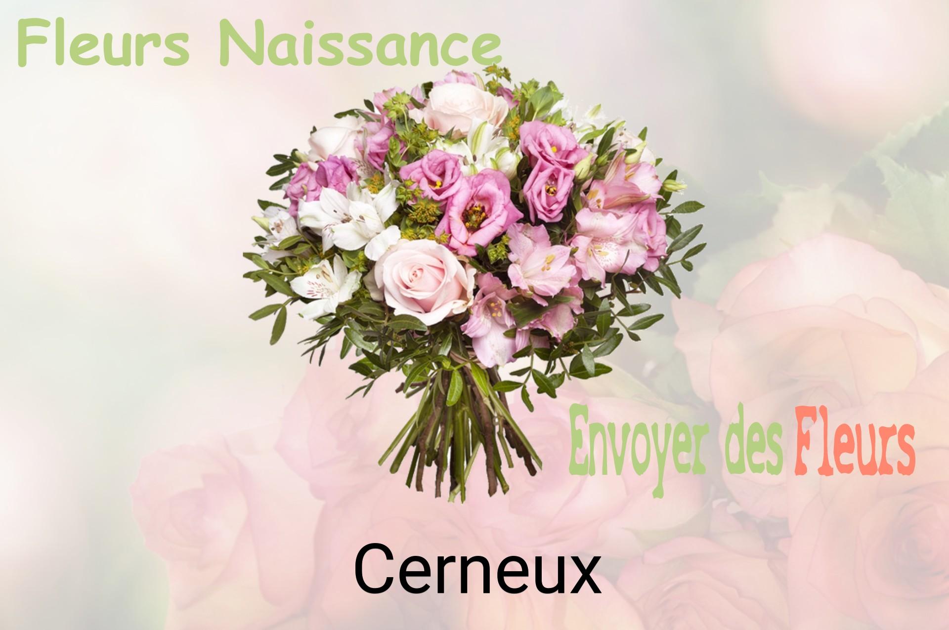Bouquet de fleurs de naissance livré à Cerneux